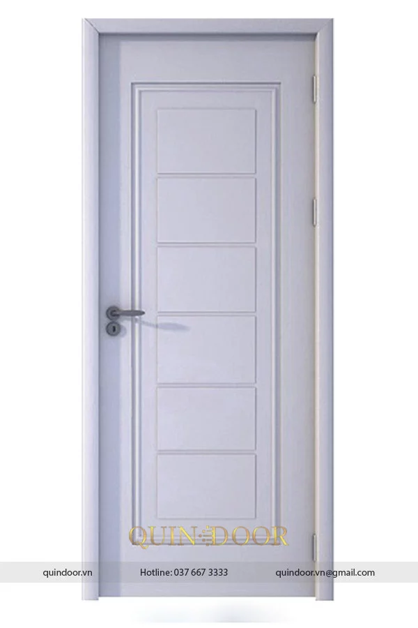 Cửa nhựa sơn PU có phào QDU205