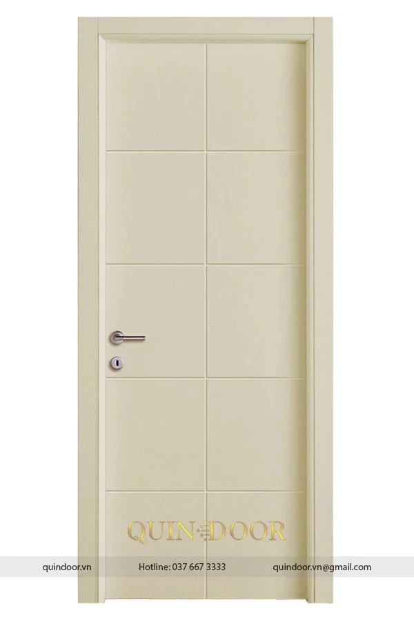 Cửa nhựa sơn PU soi chỉ QDU102