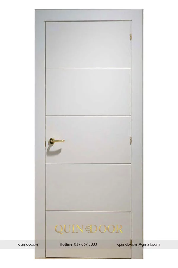 Cửa nhựa sơn PU soi chỉ QDU107 Cửa nhựa sơn PU soi chỉ QDU107
