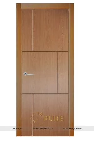 Cửa composite Puke phủ PVC soi chỉ PKC313