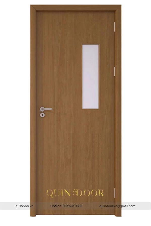 Cửa Nhựa Phủ PVC có ô kính QDC202 Cửa Nhựa Phủ PVC có ô kính QDC202
