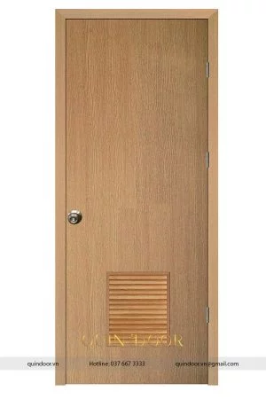 Cửa Nhựa Phủ PVC có ô kính QDC204