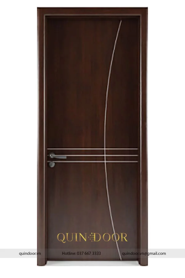 Cửa Nhựa Phủ PVC soi chỉ QDC303 Cửa Nhựa Phủ PVC soi chỉ QDC303