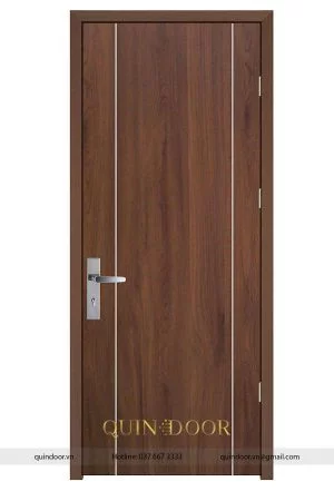 Cửa composite Quindoor phủ pvc soi chỉ QDC308