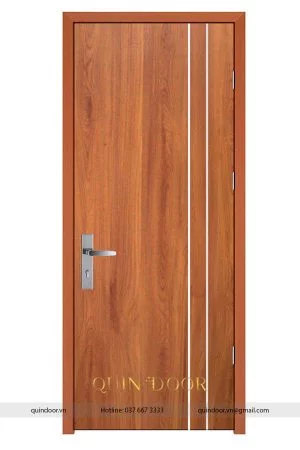 Cửa composite Quindoor phủ pvc soi chỉ QDC309