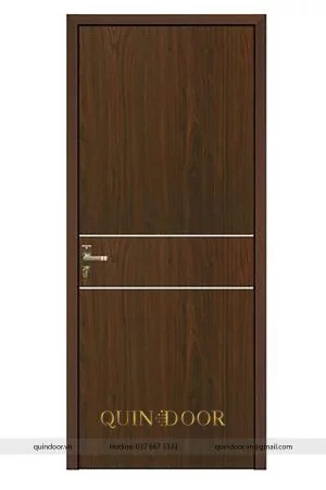 Cửa composite Quindoor phủ pvc soi chỉ QDC312