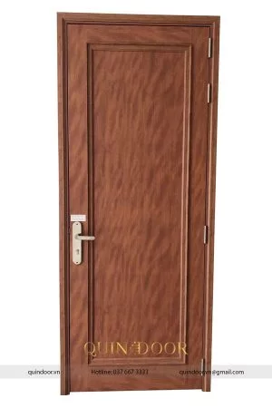 Cửa nhựa vân gỗ có phào QDC501