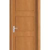 Cửa composite Quindoor phủ pvc vân gỗ có phào QDC504