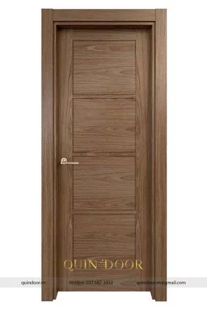 Cửa composite Quindoor phủ pvc vân gỗ soi huỳnh QDC405
