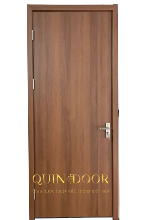 Cửa Nhựa Phủ PVC trơn phẳng QDC106