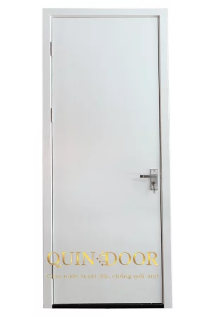 Cửa Nhựa Phủ PVC trơn phẳng QDC104