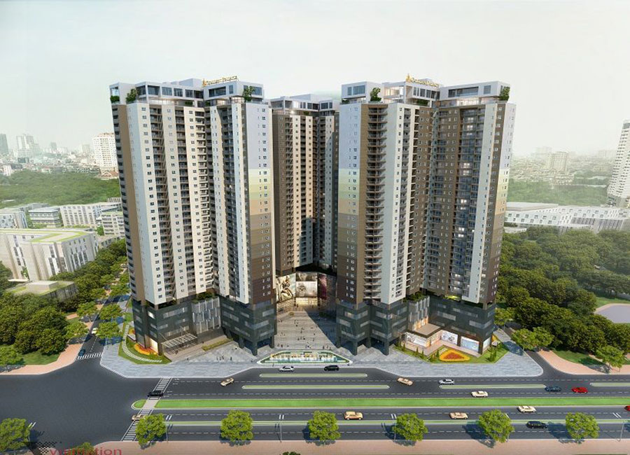 Dự án thi công lắp đặt cửa Chung cư Golden Palace Mễ Trì, Hà Nội