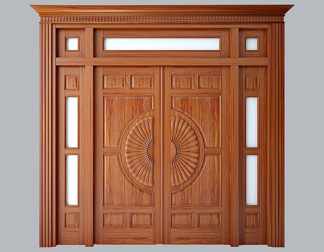 cửa gỗ 2 cánh lớn