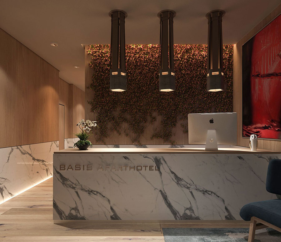 không gian khách sạn đẹp theo xu hướng thời đại