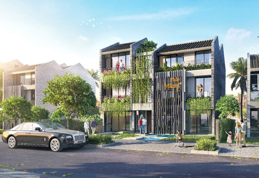 mặt tiền khách sạn kết hợp kiến trúc xanh