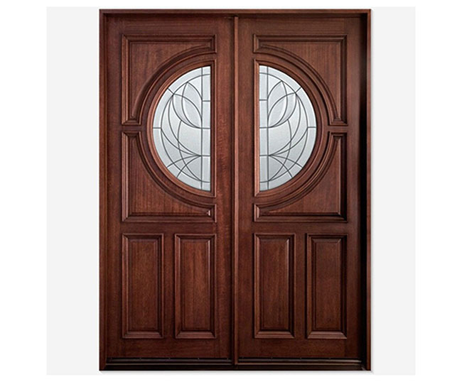 mẫu cửa gỗ 2 cánh đương đại