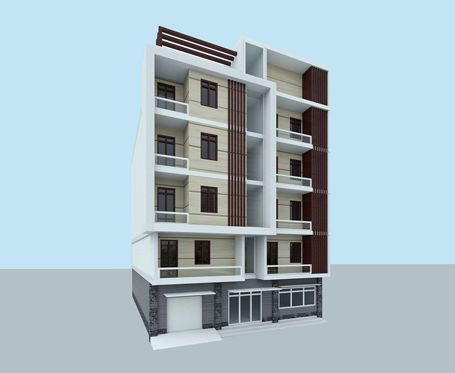 Thiết kế khách sạn mini đẹp